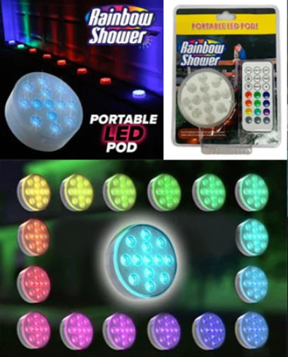 Luces LED Sumergibles Multicolores