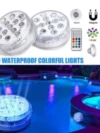 Luces LED Sumergibles Multicolores