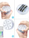 Luces LED Sumergibles Multicolores