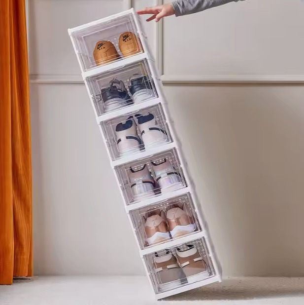 Zapatera Plegable de 6 Pisos
